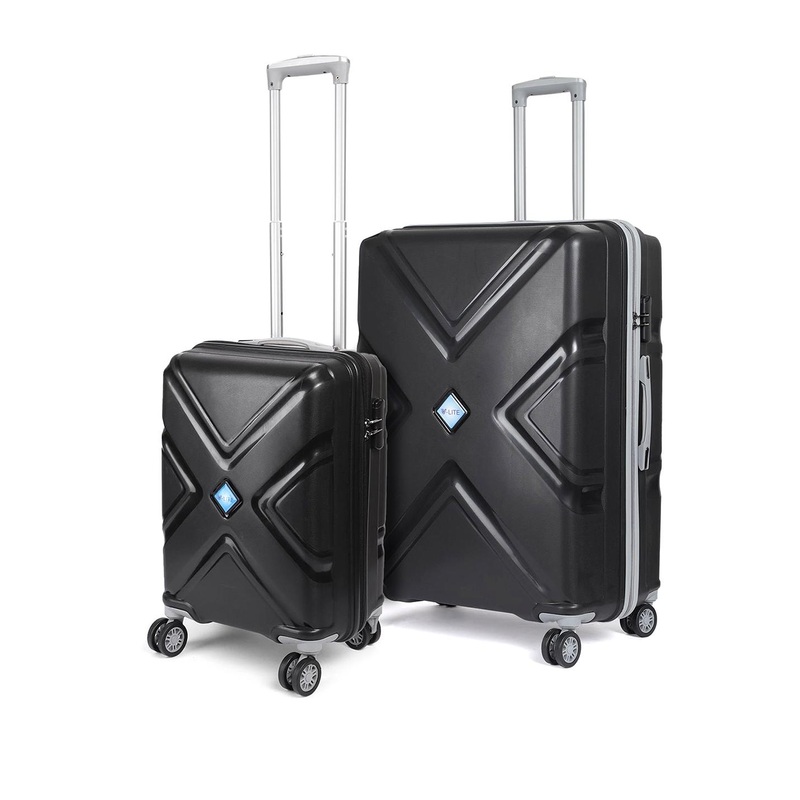 V By Verage Set of 2 Glanza 360-Degree Rotation Hard-Sided Trolley Bags