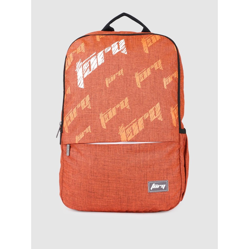 Wildcraft Unisex Orange Brand Logo Backpack
