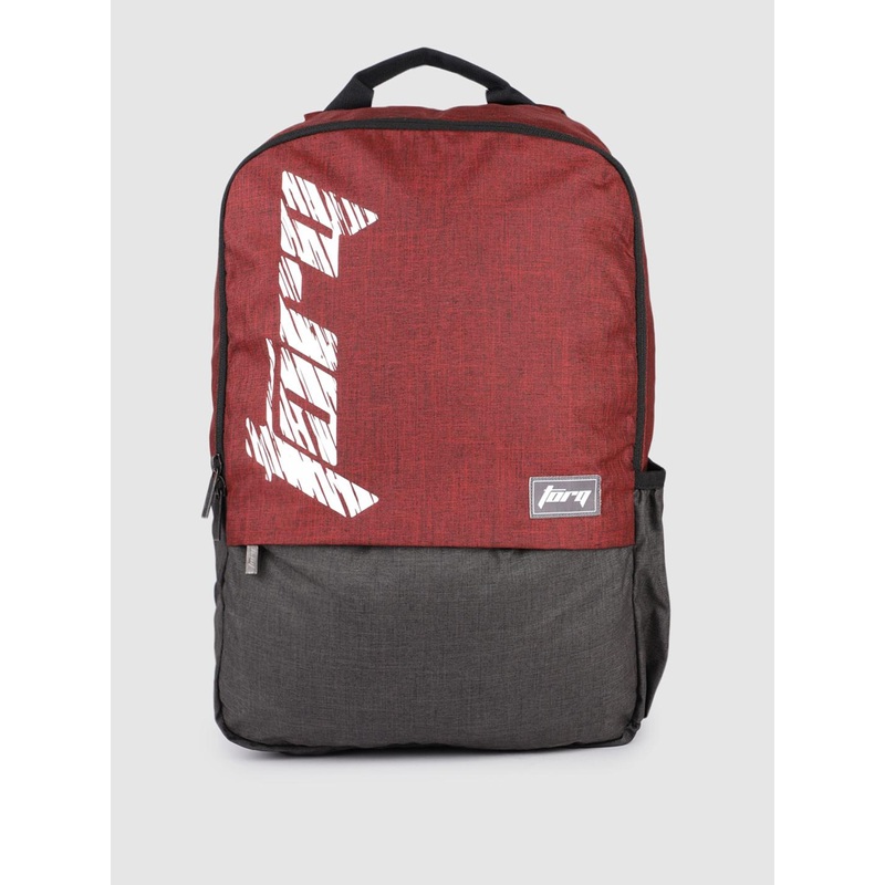 Wildcraft Unisex Red & Black Brand Logo Backpack