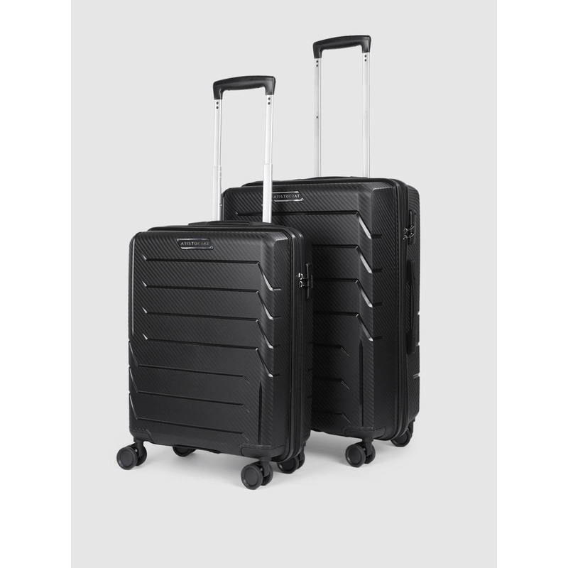 Aristocrat Unisex CHROMA Set of 2 Hard Shell Cabin & Medium Trolley Suitcases