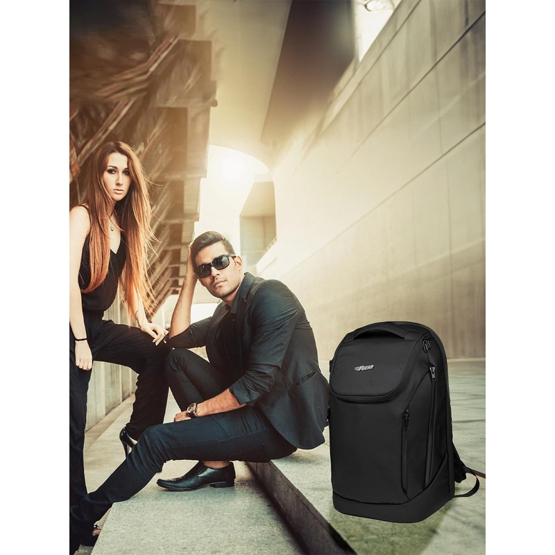 F Gear Unisex Brand Logo Printed Backpack With USB Charging Port