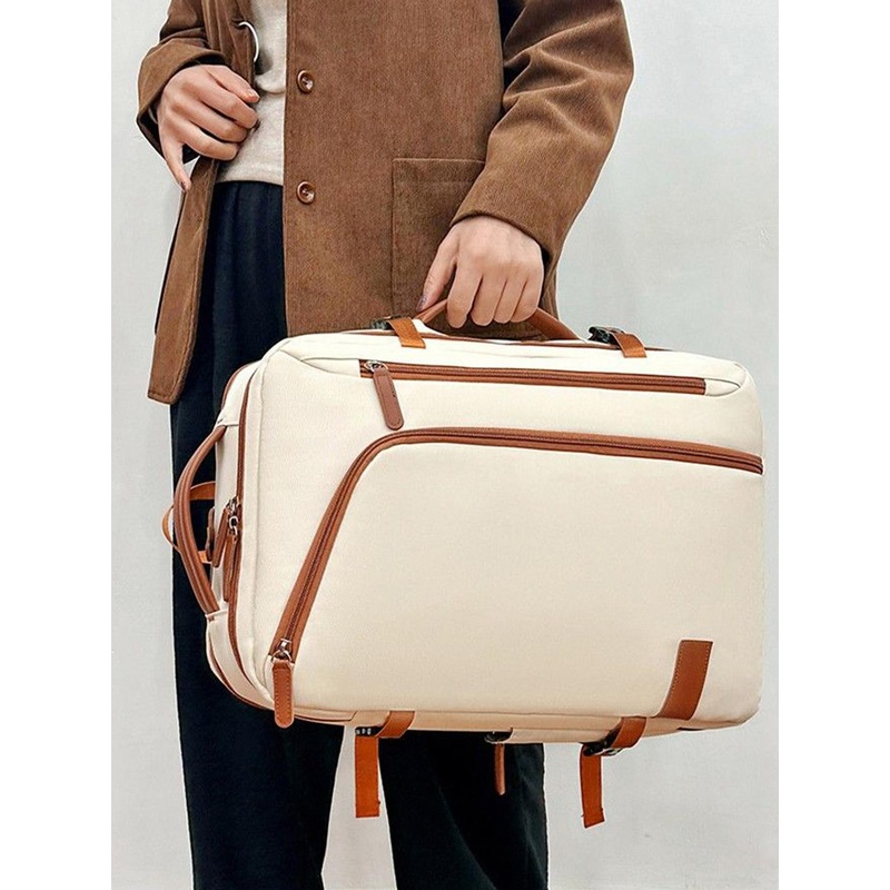 Mast & Harbour Men Colourblocked Backpack With Compression Straps