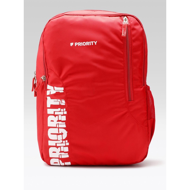 Priority Unisex Logo Printed College Backpack – 18L