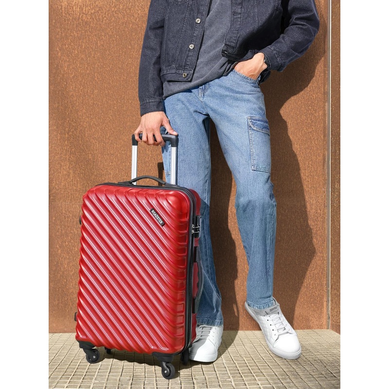 Roadster Textured Hard-Sided Medium Trolley Bag