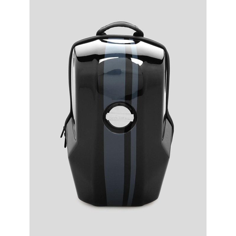 Royal Enfield Men Colourblocked Hard Case Backpack