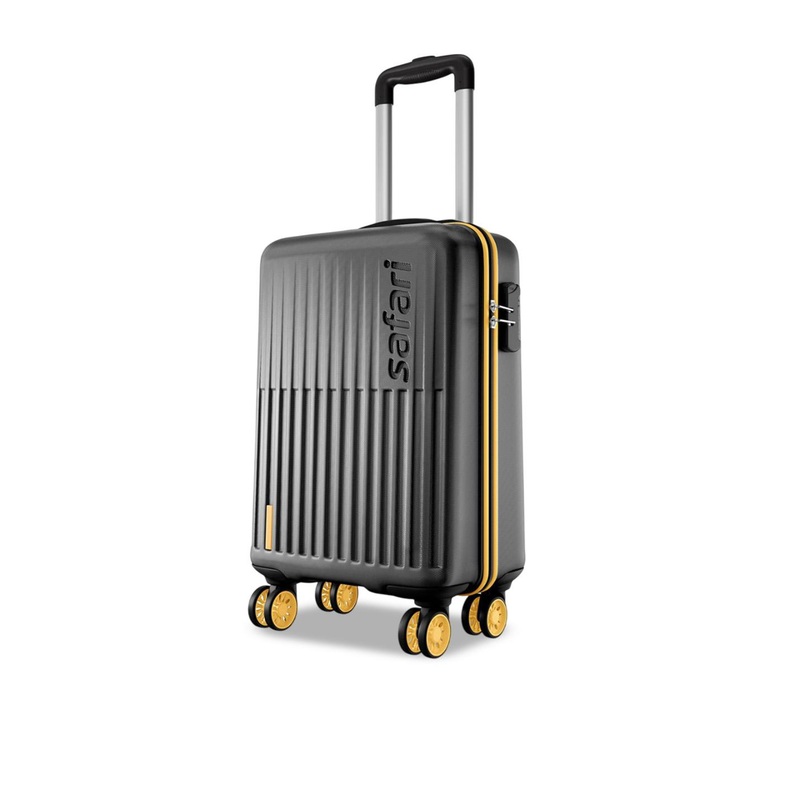 Safari Astra Neo Textured Hard Sided Cabin Size 8 Wheels Trolley Bag