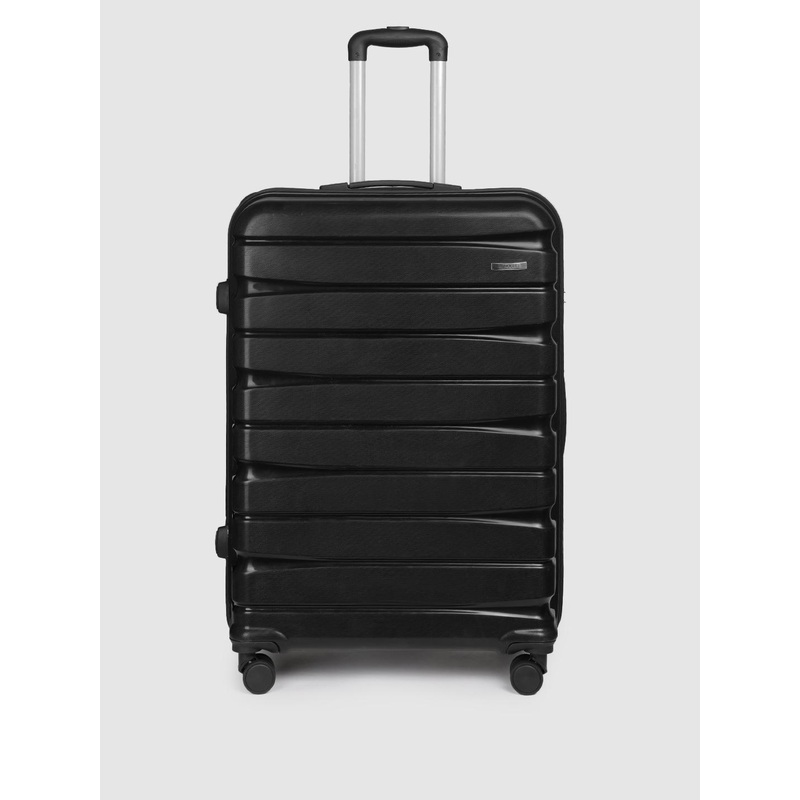 Teakwood Leathers India Textured 360 Degree Rotation Hard Large-Sized Trolley Bag 96L