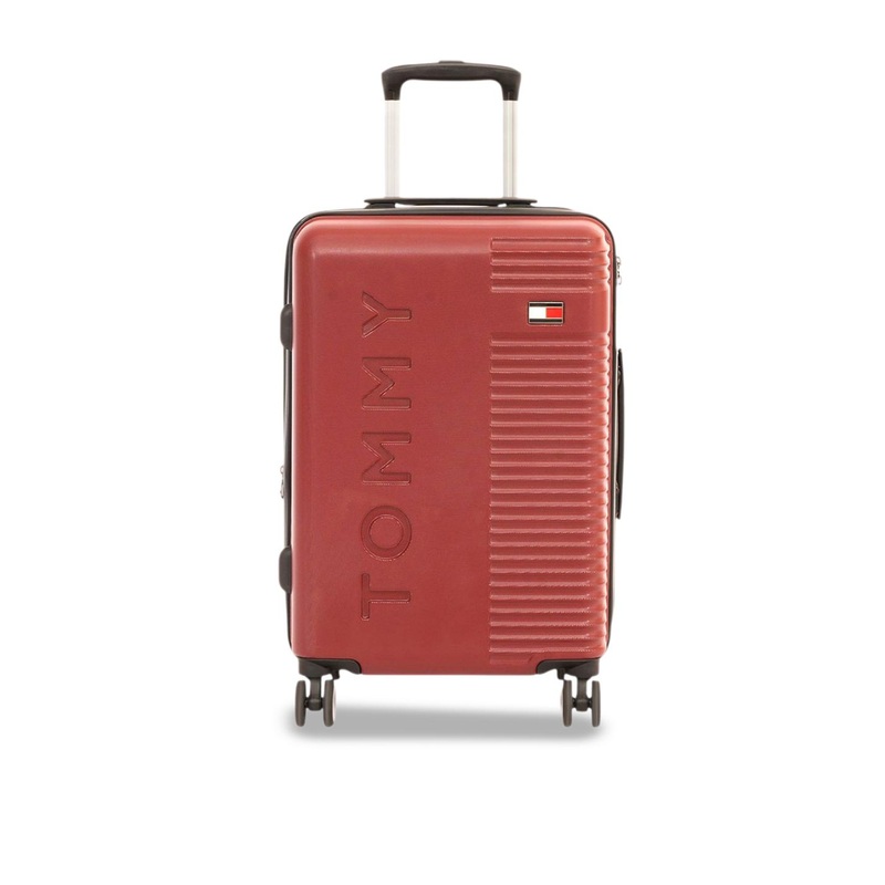 Tommy Hilfiger Rockfill Medium Check-In Expander Hard Luggage Trolley Bag