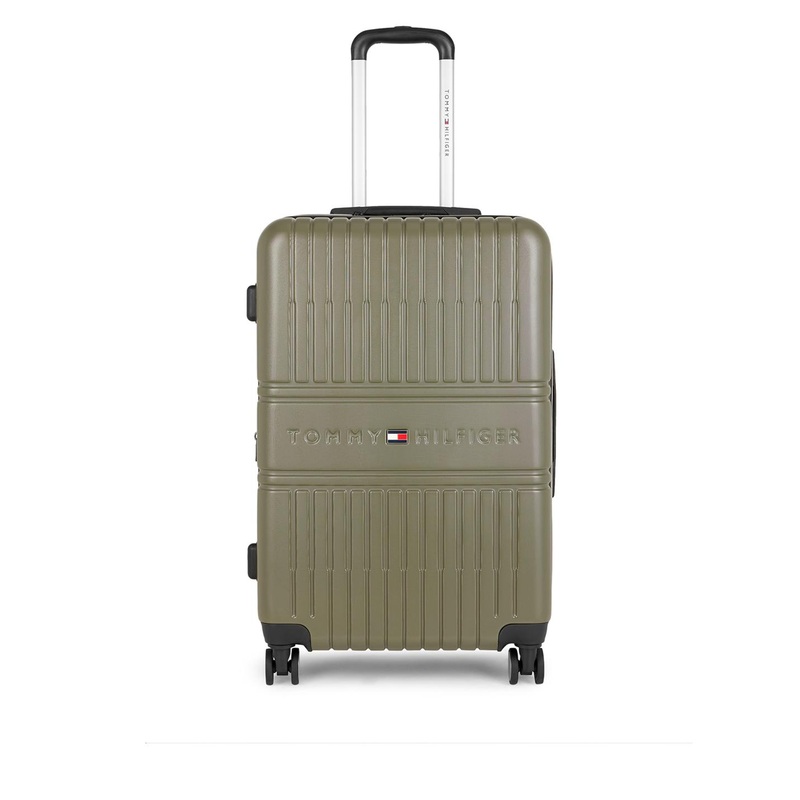 Tommy Hilfiger Stanford Textured Hard Medium Suitcase Trolley- 81.5L