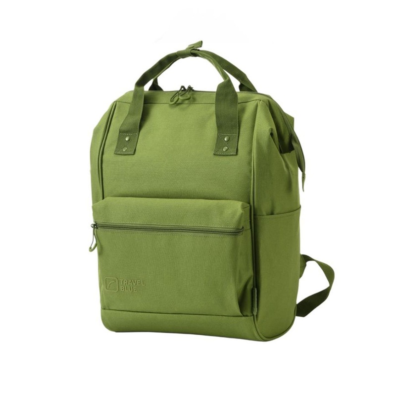 Travel Blue Unisex Ergonomic Backpack With Magnetic Button Closure