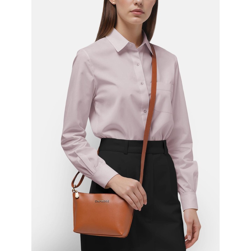 Caprese Textured Structured Sling Bag