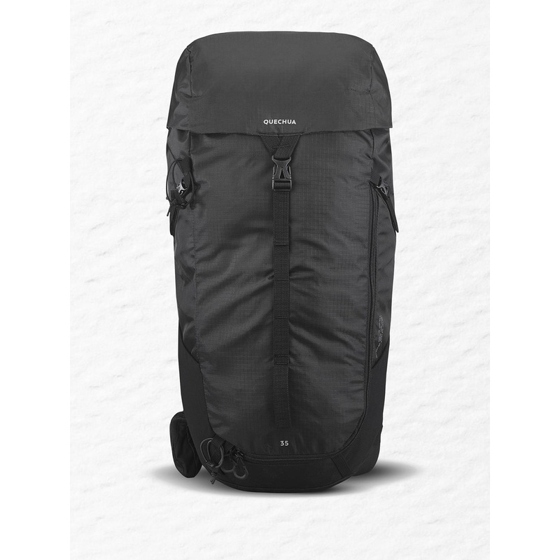 Decathlon QUECHUA Black 35L Mountain Hiking Backpack