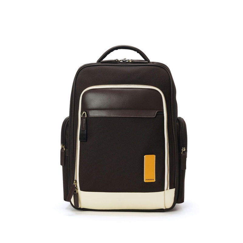 MOKOBARA Unisex Colourblocked Backpack with Hip Strap
