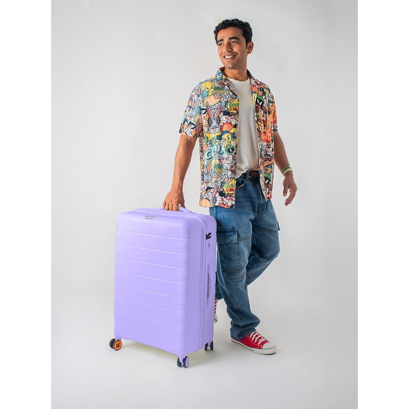 Nasher Miles Vienna Polypropylene Large Purple Trolley Bag – 28 Inch (75 cm)