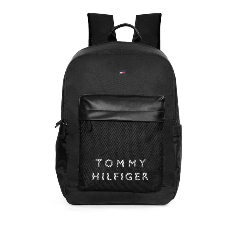 Tommy Hilfiger Unisex Laptop Backpack with Compression Straps