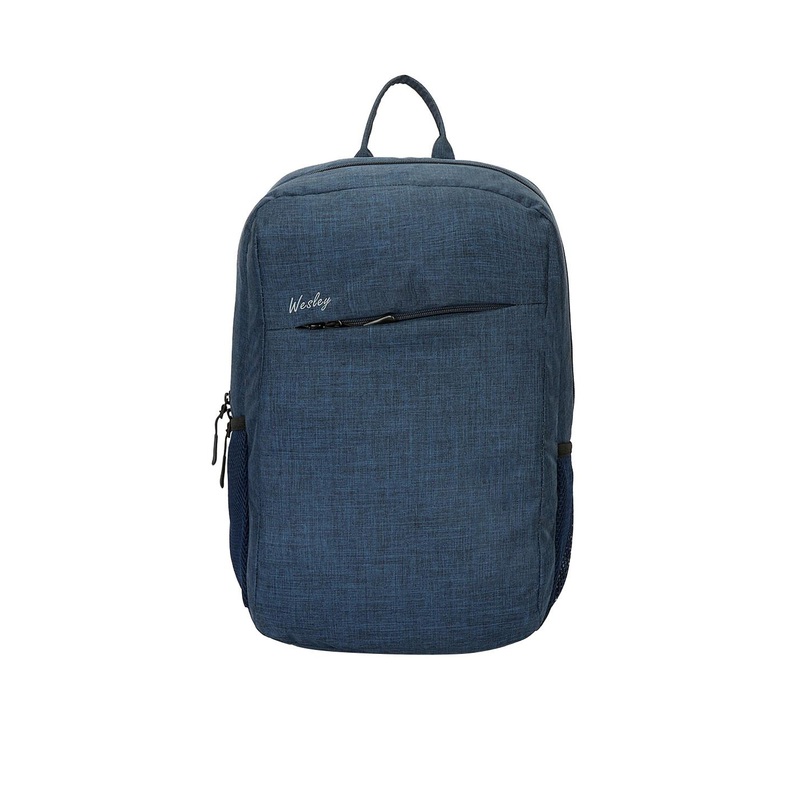 Wesley Navy Blue 15.6 Inch Textured Laptop Bag