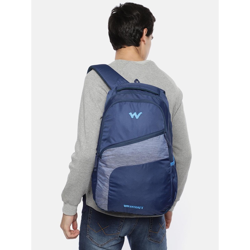Wildcraft Unisex Blue Colourblocked Virtuso 1.0 Backpack