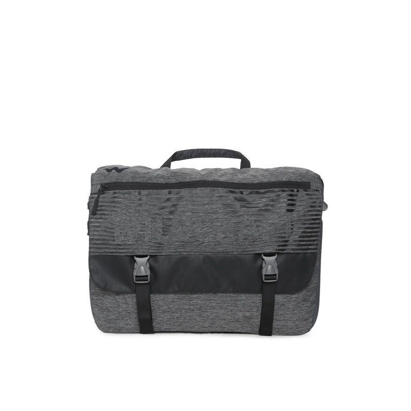 Wildcraft Unisex Grey Solid Laptop Bag