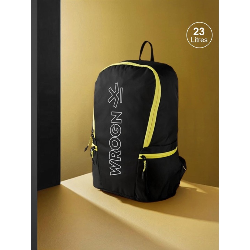 WROGN Unisex Brand Logo Printed Backpack – 23L