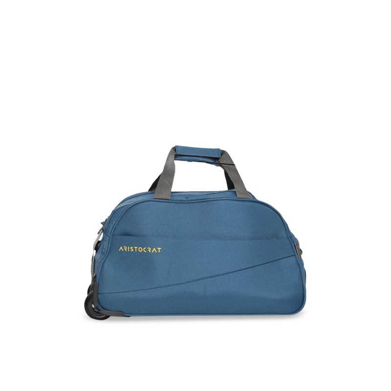 Aristocrat Unisex Teal Solid Cabin Trolley Bag