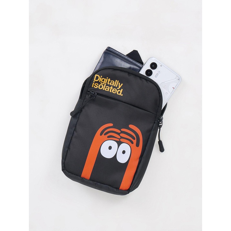 Bewakoof Unisex Digitally Isolated Printed Structured Sling Bag