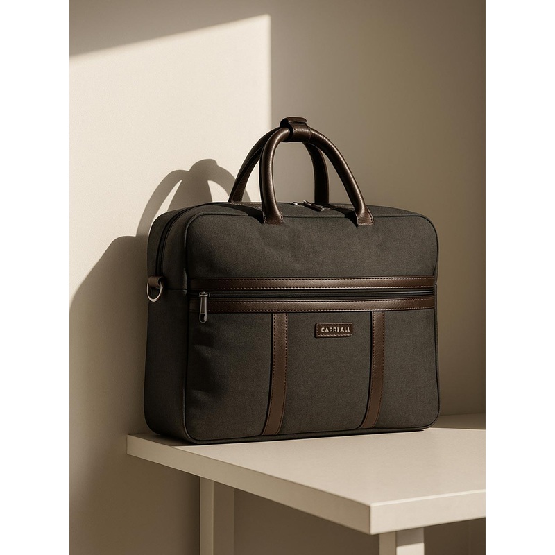 CARRIALL Unisex Grey Messenger Bag