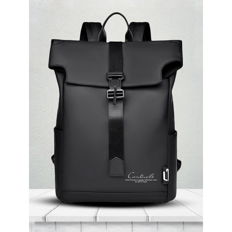 CONTACTS Unisex Solid Padded One Handle Laptop Bag