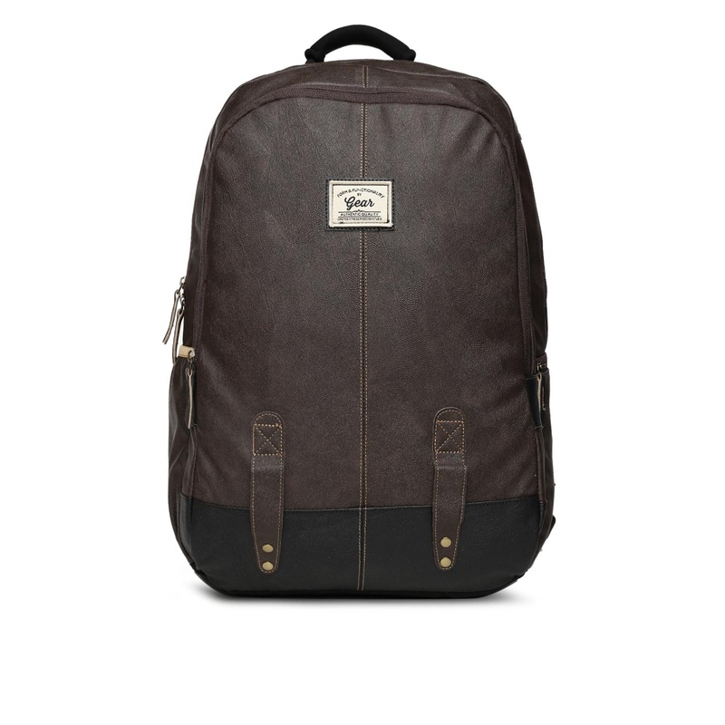 Gear Unisex Brown Solid Backpack