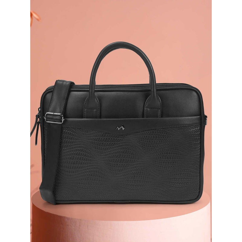 Metro Unisex Textured Laptop Bag