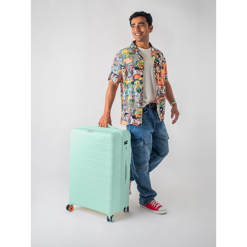 Nasher Miles Vienna Polypropylene Large Cool Mint Trolley Bag – 28 Inch (75 cm)