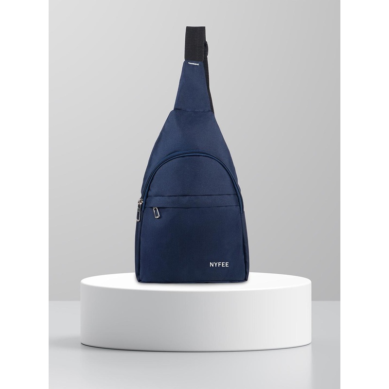 NYFEE Men Leather Sling Backpack