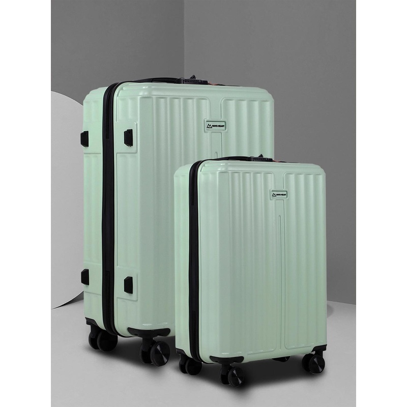 Roamify Polycarbonate 8 wheel Hard Small & Medium Trolley Suitcase