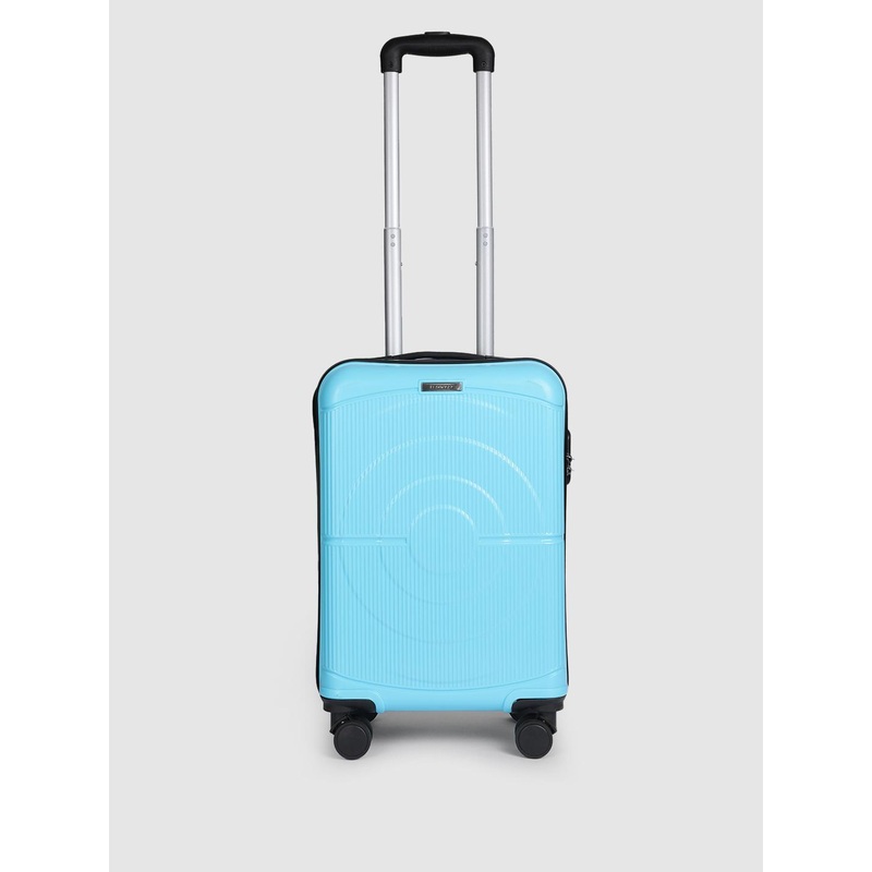 Teakwood Leathers Concentrix 360 Degree Rotation Hard-Sided Cabin-Sized Trolley Bag – 38L