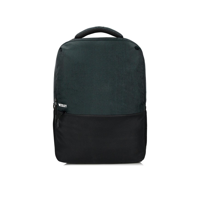 Wesley Unisex Black Laptop Bag