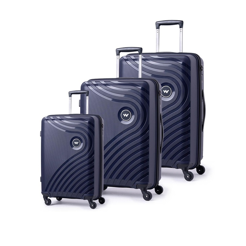 Wildcraft Onyx Lite Set of 3 360-Degree Rotation Hard-Sided Trolley Bags