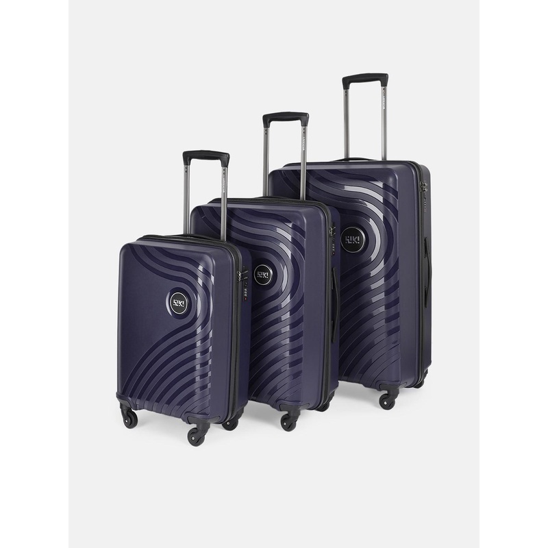 Wildcraft Onyx Lite-TR Wiki Unisex Set of 3 Hard Shell Trolley Suitcases