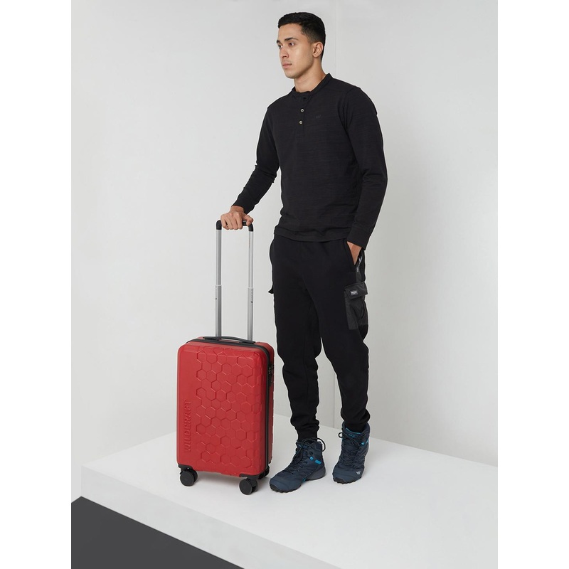 Wildcraft Pyxis Textured Hard  Sided Cabin Trolley Suitcase