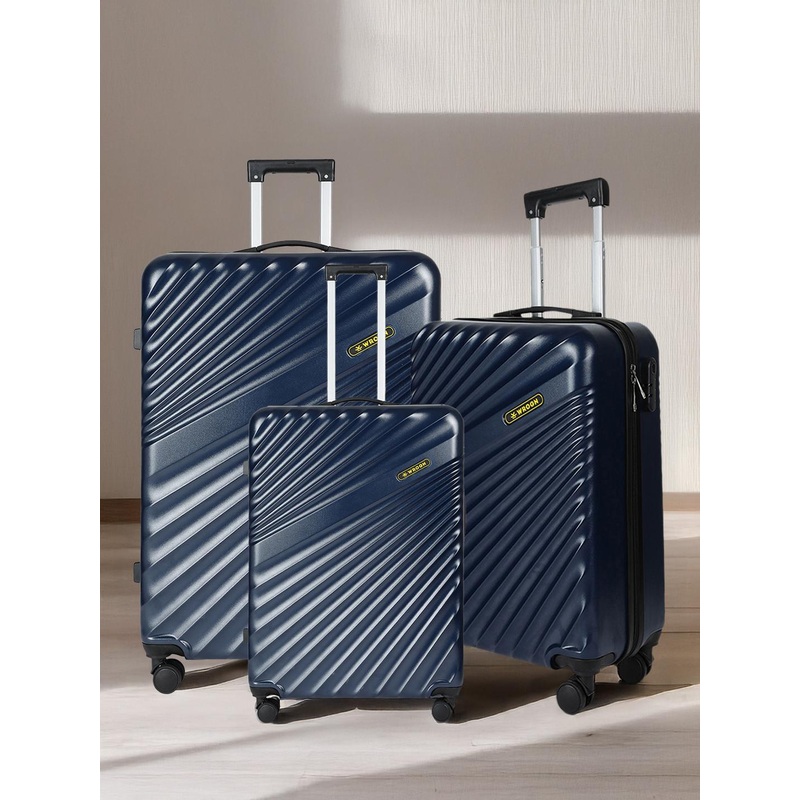 WROGN Maverick 8 Wheel Hard Set of 3 Trolley Suitcase – 28 Inch – 238L