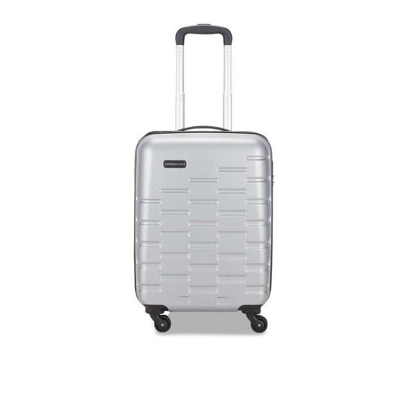 Aristocrat FENCER Textured Water Resistant Hard Cabin Trolley Bag – 55 cm