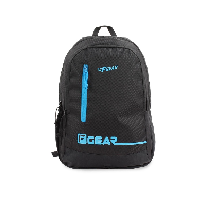 F Gear Unisex Black & Blue Solid Bi Frost Backpack