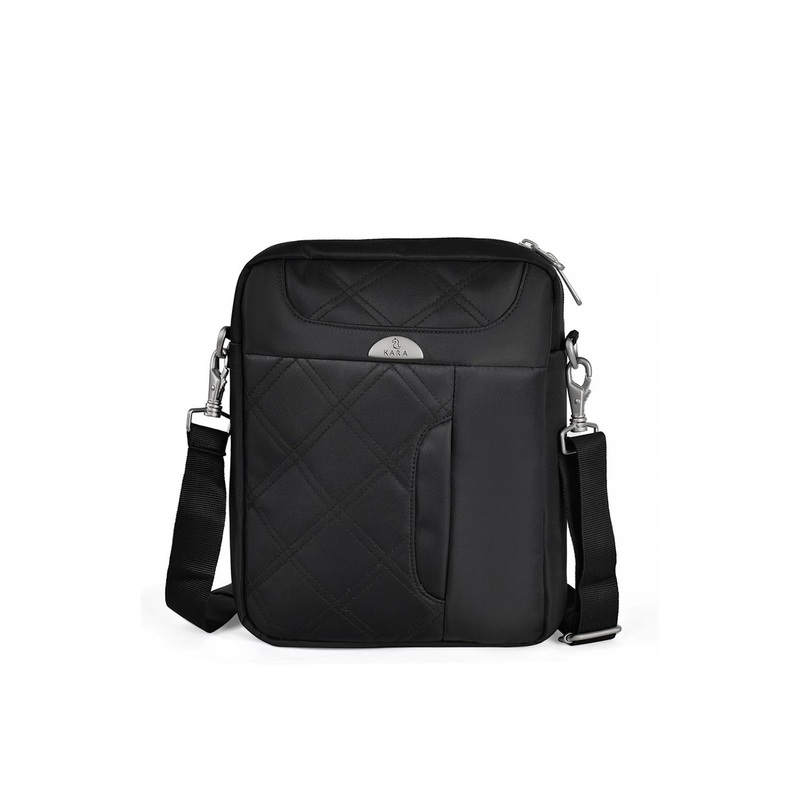 Kara Unisex Quilted Messenger Bag