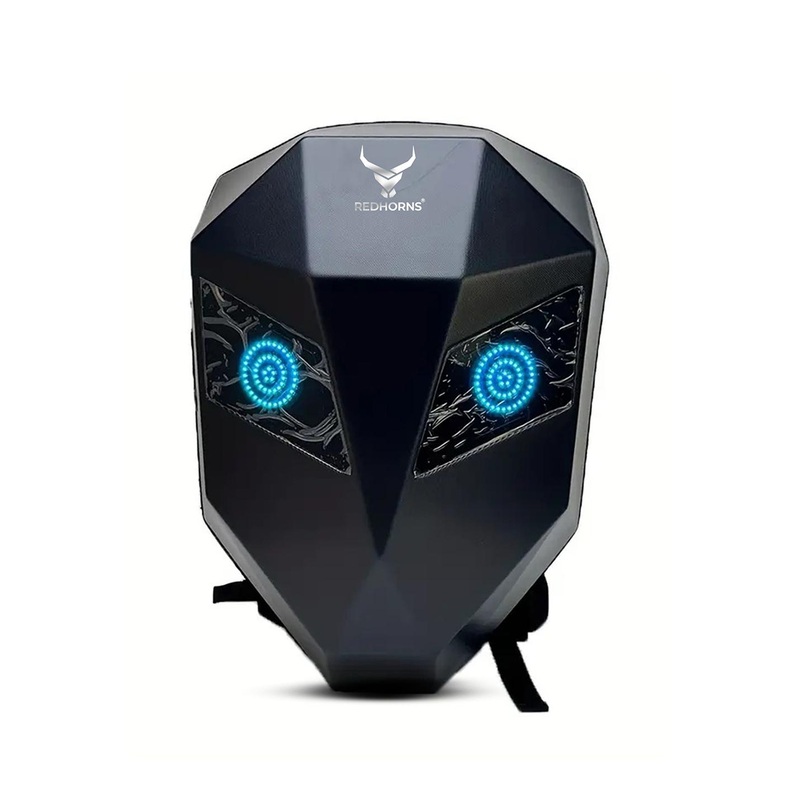 REDHORNS Unisex Water Resistant LED Backpack with Compression Straps