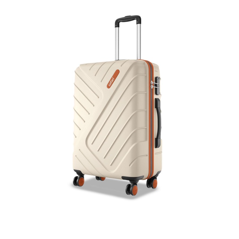 Safari Accent Textured Hard-Sided Medium TrolleyBag