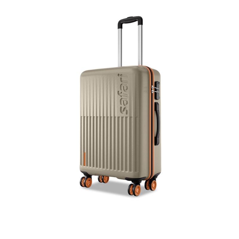 Safari Astra Neo Textured Hard Sided Medium 8 Wheels Check-In Trolley Bag