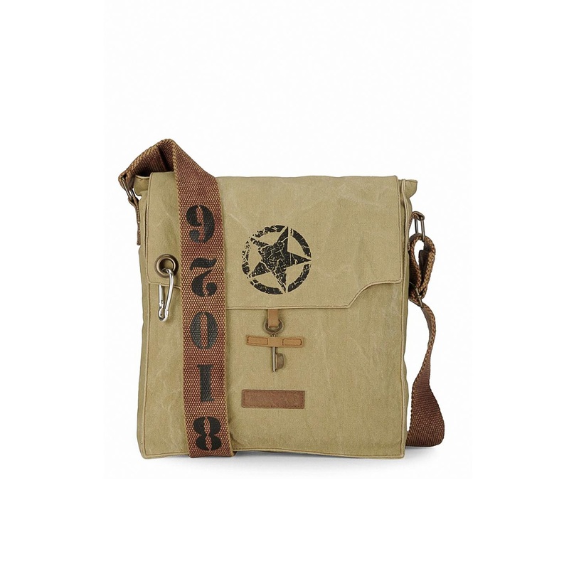 The House of Tara Unisex Beige Messenger Bag
