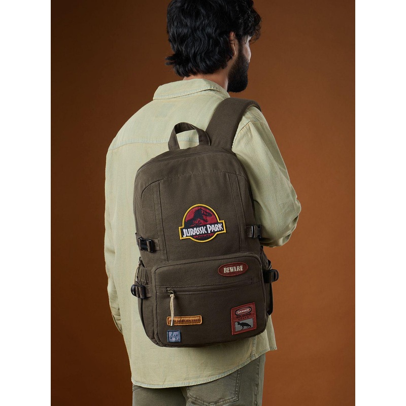 The Souled Store Men Jurassic Park Ranger Backpack