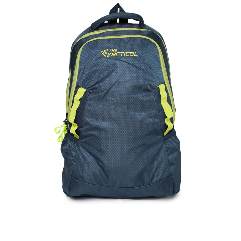 THe VerTicaL Unisex Navy Laptop Backpack