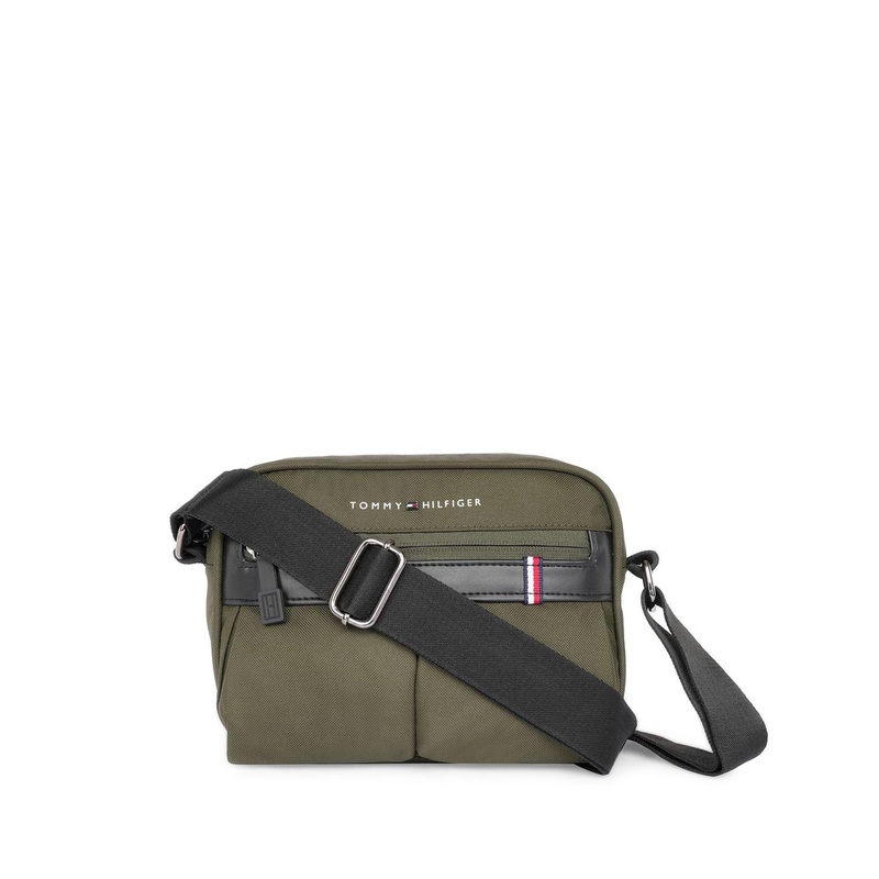 Tommy Hilfiger Checked Structured Sling Bag