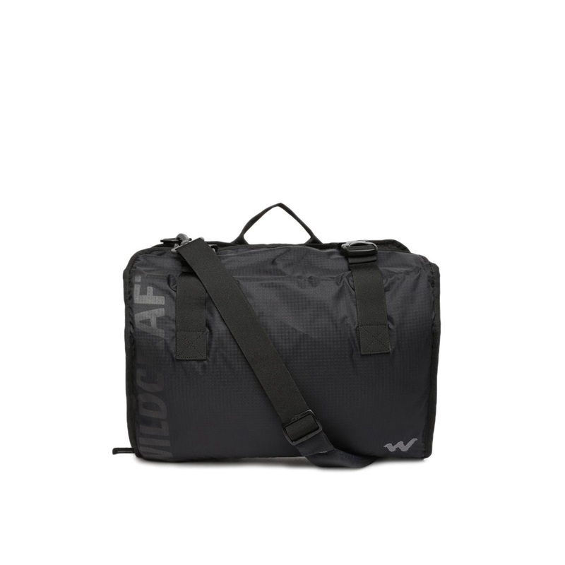 Wildcraft Unisex Black Pac n Wrap Messenger Bag