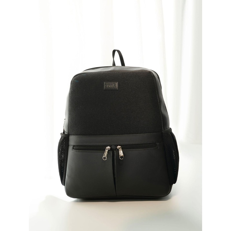 ZOUK Jet Black Men’s Office Backpack